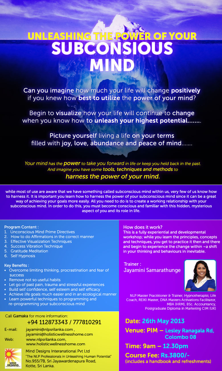 Unleashing the Power of Your Subconscious Mind
